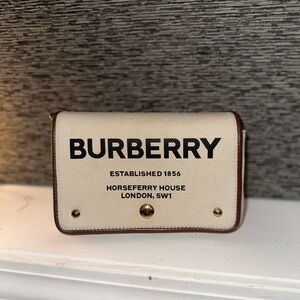 Burberry Horseferry Print Cotton Canvas Crossbody Bag